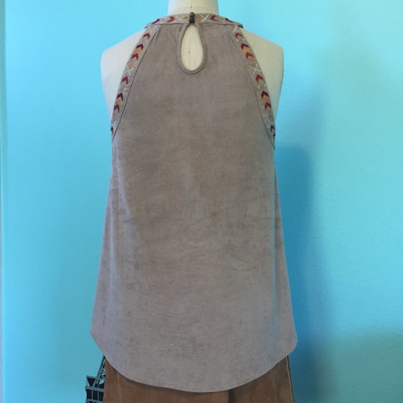 Altar’d State Cleopatra-Style Faux-Suede Top (NEW) - Picture 14 of 16